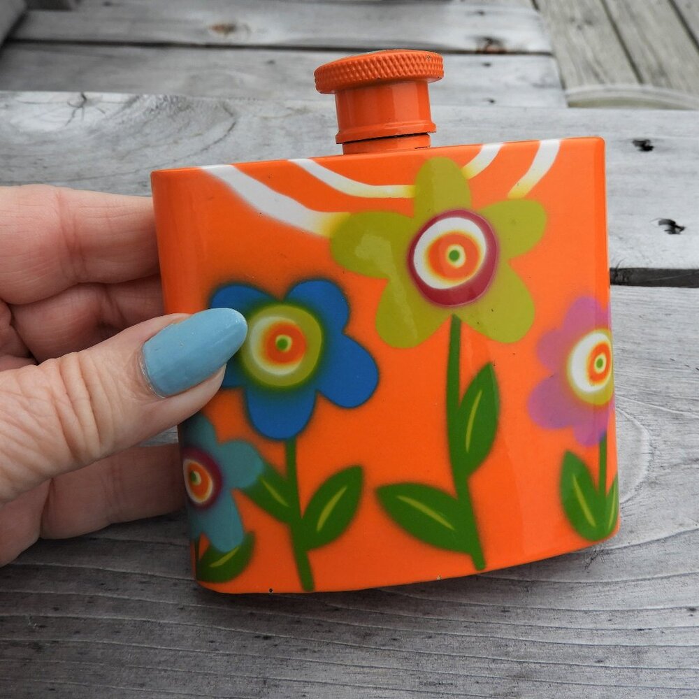 Vintage 'Pylones' Brand Stainless Steel Hip Flask - NEW